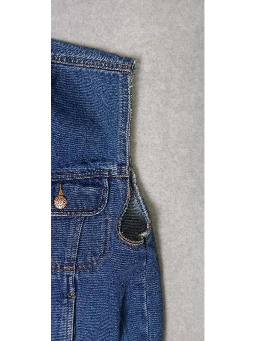 Vintage Y2K Bill Blass Jeanwear Denim Vest Womens Size Small Blue Jean... - Picture 10 of 13